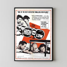 High and Low (1963) Poster Art Print Movie Posters Gift for Movie lovers