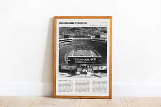 Highmark Stadium Wall Art Poster Highmark Stadium  Black White Poster  Poster  Art Gift 1665244795