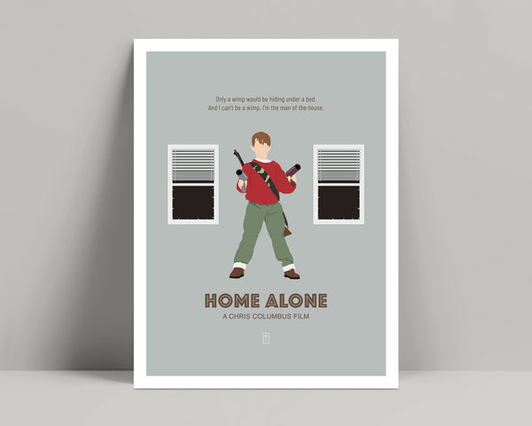 Home Alone - Minimalist Poster, John Hughes Movies, Minimalist Print, Macaulay Culkin, Joe Pesci, Daniel Stern, Ferris Bueller's Day Off 870129389
