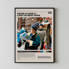 Home Alone 2 Lost in New York Poster, Chris Columbus, Minimalist Movie Poster, Vintage Retro Art