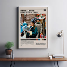 Home Alone 2 Lost in New York Poster, Chris Columbus, Minimalist Movie Poster, Vintage Retro Art