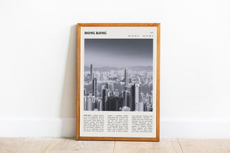 Hong Kong Print Hong Kong Wall Art Poster Hong Kong  Black White Poster  Poster  Art Gift 1704333955