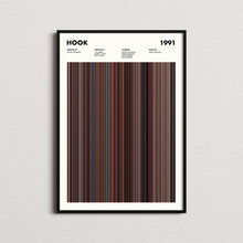 Hook Movie Barcode Print, Hook Print, Hook Poster, Hook Wall Art, Hook Art Print, Hook Frames Print, Movie Buff Gift 1617468736