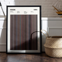 Hook Movie Barcode Print, Hook Print, Hook Poster, Hook Wall Art, Hook Art Print, Hook Frames Print, Movie Buff Gift 1617468736