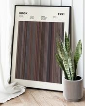 Hook Movie Barcode Print, Hook Print, Hook Poster, Hook Wall Art, Hook Art Print, Hook Frames Print, Movie Buff Gift 1617468736
