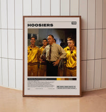 Hoosiers Poster, David Anspaugh, Minimalist Movie Poster