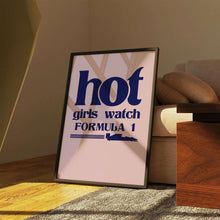 Hot Girls Watch F1  Formula 1 Art Print  Race Fan Print  Formula One  Aesthetic Print   Gift for Girlfriend 1624521753