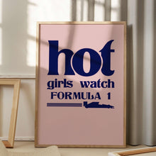 Hot Girls Watch F1  Formula 1 Art Print  Race Fan Print  Formula One  Aesthetic Print   Gift for Girlfriend 1624521753
