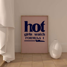 Hot Girls Watch F1  Formula 1 Art Print  Race Fan Print  Formula One  Aesthetic Print   Gift for Girlfriend 1624521753