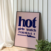 Hot Girls Watch F1  Formula 1 Art Print  Race Fan Print  Formula One  Aesthetic Print   Gift for Girlfriend 1624521753