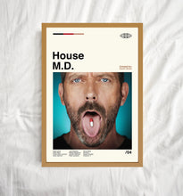 House MD Tv Series Poster, Tv Series Poster, Retro Movie Poster, Minimalist Art, Vintage Poster, Modern Art, Wall Decor, Home Decor 1733291705