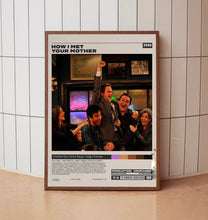 How I Met Your Mother, Retro Tv Series Modern Vintage, Minimalist Tv Series Poster 1