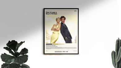 How to Lose a Guy in 10 Days  Donald Petrie, Minimalist Movie Poster, Vintage Retro Art Print, Custom Poster, Wall Art Print, Home Decor 1216002078