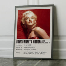 How to Marry a Millionaire 1953 Movie Poster Canvas Poster Minimalist Poster Art Print Gifts for Lover Mural Painting Home Decoration 1797583845