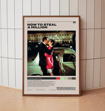 How to Steal a Million Poster,William Wyler, Minimalist Tv Series