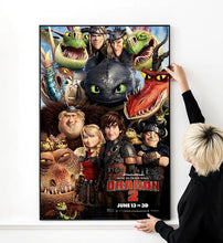 How to Train Your Dragon 2 Movie Poster High Quality Print Photo Wall Art Canvas Cloth Multi size for Gift 1634313219
