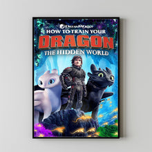 How to Train Your Dragon The Hidden World Movie Poster 2023 FilmRoom Decor Wall ArtPoster GiftCanvas prints 4