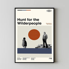 Hunt For the Wilderpeople Movie Poster, Taika Waititi Poster, Movie Poster, Retro posters, Minimal Movie Art, Modern Vintage, Favorite Movie