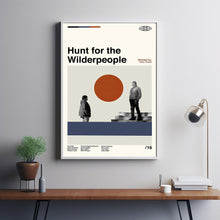 Hunt For the Wilderpeople Movie Poster, Taika Waititi Poster, Movie Poster, Retro posters, Minimal Movie Art, Modern Vintage, Favorite Movie