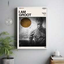 I Am Groot Poster, I Am Groot Film, I Am Groot Movie, Vintage Modern, Vintage Poster, Minimalist Art, High Quality, Aesthetic Poster