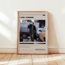 I Am Legend Poster, Will Smith Wall Art, Minimalist Wall Decor, Mid Century Modern, Framed Option, Gift for Movie Lovers 1734158236