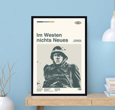 Im Westen Nichts Neues Poster, Edward Berger, Vintage Poster, Retro Movie Poster, Abstract Poster, Retro Poster, Minimalist Art, Dad Gifts 1703713433