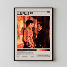 In The Mood For Love, Kar-Wai Wong, Minimalist Movie Poster, Vintage Retro Art