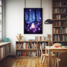 Ghost in the Forest Poster - Dark Romantic and Creepy | Spooky Cute Horror Wall Art