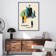Inception Mid Century Movie Poster  Film Posters  Minimalist Movie Poster    Wall Art Poster 1314543750