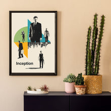 Inception Mid Century Movie Poster  Film Posters  Minimalist Movie Poster    Wall Art Poster 1314543750