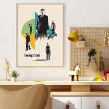 Inception Mid Century Movie Poster  Film Posters  Minimalist Movie Poster    Wall Art Poster 1314543750