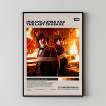 Indiana Jones and the Last Crusade Poster, Steven Spielberg, Minimalist Movie Poster, Vintage Retro Art Print