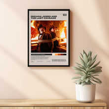 Indiana Jones and the Last Crusade Poster, Steven Spielberg, Minimalist Movie Poster, Vintage Retro Art Print
