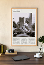 Indonesia Wall Art Poster Poster Republic of Indonesia  Black White Poster  Poster  Art Gift 1698526279