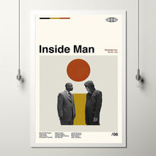 Inside Man Movie Poster, Inside Man Art, Inside Man Movie, Retro Movie, Poster Print Wall Art, Illustration Art, Custom Film Posters