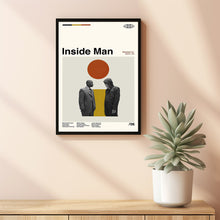 Inside Man Movie Poster, Inside Man Art, Inside Man Movie, Retro Movie, Poster Print Wall Art, Illustration Art, Custom Film Posters