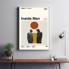 Inside Man Movie Poster, Inside Man Art, Inside Man Movie, Retro Movie, Poster Print Wall Art, Illustration Art, Custom Film Posters