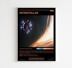Interstellar Movie Poster  sci-fi Movie Poster  Christopher Nolan  Custom Movie Print  Wall Art Print  Home decor  scifi movie poster 1590415252 - Copy