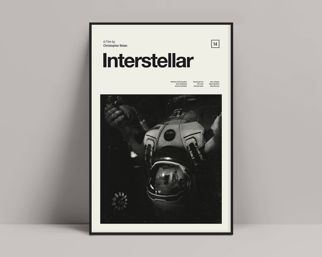 Interstellar Movie Poster, Matthew McConaughey, Anne Hathaway