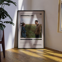 Interstellar Poster, Anne Hathaway Wall Art, Minimalist Wall Decor, Space Film Print, Gift for Movie Lovers 1748348557