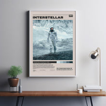 Interstellar Poster, Christopher Nolan, Minimalist Movie Poster