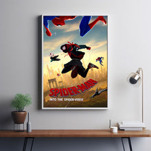 Into the Spider-Verse (2018) Poster Art Print Movie Posters Gift for Movie lovers