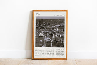 Iowa State Wall Art Poster Poster Iowa State  Black White Poster  Poster  Art Gift 1681288888