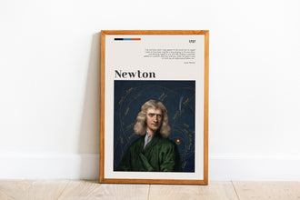 Isaac Newton Wall  Art Poster Isaac Newton  physicist Vintage Antique Poster Fine Art  Poster  Art Gift 1605707694