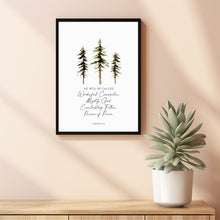 Isaiah 96, He Will Be Called Wonderful Counselor, Poster Christmas Bible Verse Wall Art, Christmas Decor, Christmas Quote Art