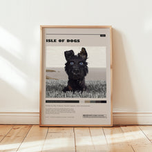 Isle of Dogs Poster, Bill Murray Wall Art, Minimalist Wall Decor, Mid Century Modern, Cartoon Film Print, Gift for Movie Lovers 1748349045