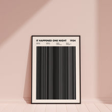 It Happened One Night Movie Barcode Print, It Happened One Night Print, It Happened One Night Poster 1650044234