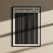 It Happened One Night Movie Barcode Print, It Happened One Night Print, It Happened One Night Poster 1650044234