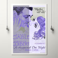 It Happened One Night Movie Poster Art Print Movie Posters Gift for Movie lovers 4