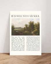 It Is Well With My Soul Hymn Lyrics Print Canvas Poster Farm Vintage Scripture Christian Song Gift Modern Reformed Home Wall Easter Print 1677871779